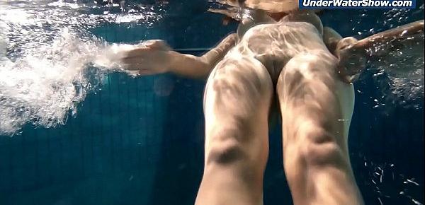  Slowmo teen in Czech swimming